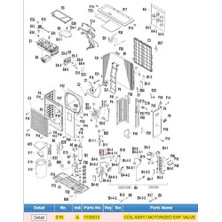 DAIKIN 1730513 COIL ASSY./ MOTORIZED EXP. VALVE