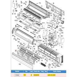 DAIKIN 4000835 AIR FILTER