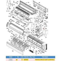 DAIKIN 4009500 PRINTED CIRCUIT ASSY. (CONTROL)