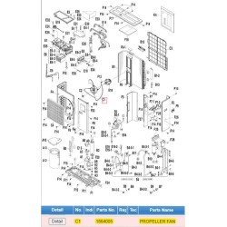 DAIKIN 1864005 PROPELLER FAN