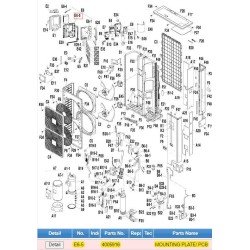 DAIKIN 4005916 MOUNTING PLATE/ PCB