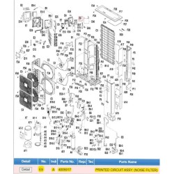DAIKIN 4005917 PRINTED CIRCUIT ASSY. (NOISE FILTER)