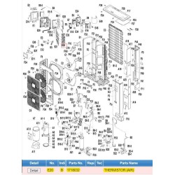 DAIKIN 1718032 THERMISTOR (AIR)