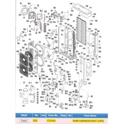 DAIKIN 172144J WIRE HARNESS ASSY. (HPS)
