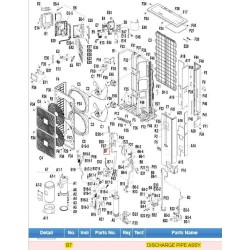 DAIKIN 6026869 DISCHARGE PIPE ASSY.