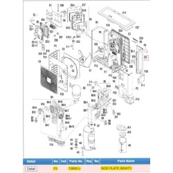 DAIKIN 138931J SIDE PLATE (RIGHT)
