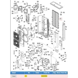 DAIKIN 6020396 AIR SUCTION GRILLE