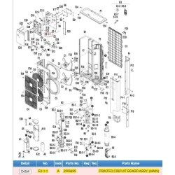 DAIKIN 2509495 PRINTED CIRCUIT BOARD ASSY. (MAIN)