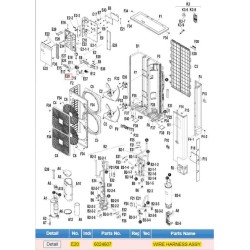 DAIKIN 6024607  WIRE HARNESS ASSY.