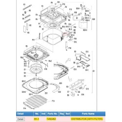 DAIKIN 1492462 DISTRIBUTOR (WITH FILTER)