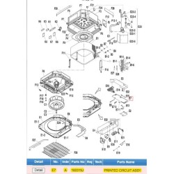 DAIKIN 160319J PRINTED CIRCUIT ASS'Y
