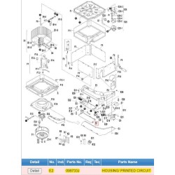 DAIKIN 098733J HOUSING, PRINTED CIRCUIT
