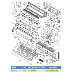 DAIKIN 037940J HOUSING RUBBER FAN BEARING ASSY.