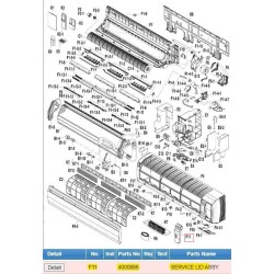 DAIKIN 4000886 SERVICE LID ASSY.