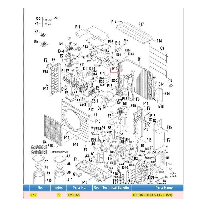 DAIKIN 1310065 THERMISTOR