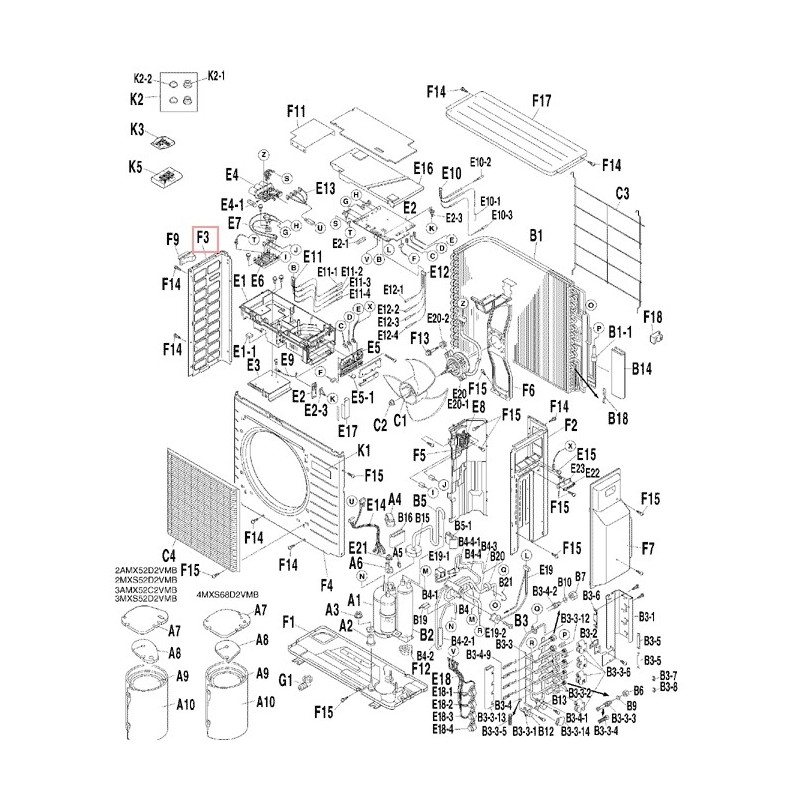 DAIKIN 1558735 SIDE PLATE ASSY.