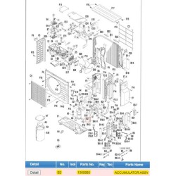DAIKIN 1305885 ACCUMULATOR ASSY.
