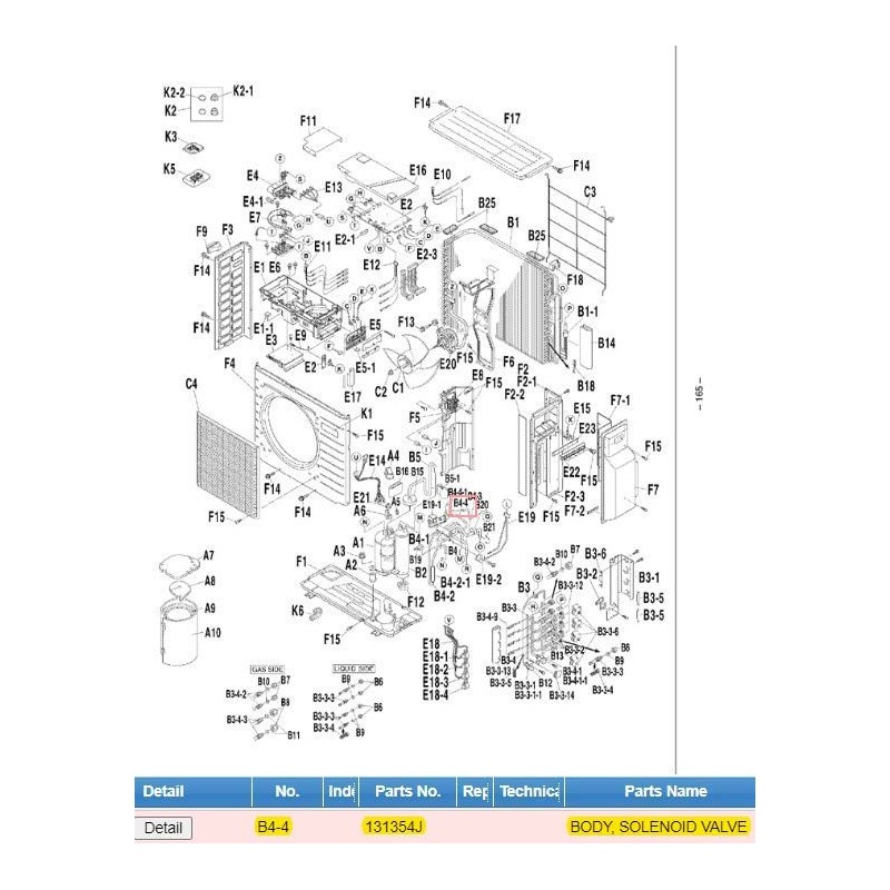 DAIKIN 131354J SOLENOID VALVE ASSY.