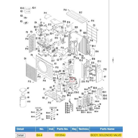 DAIKIN 131354J SOLENOID VALVE ASSY.