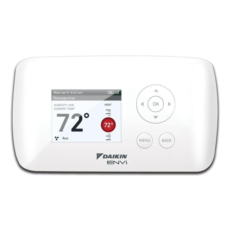 Daikin ENVi Intelligent Wifi Thermostat DACA-TS1-1 w/ backlit color LCD Screen