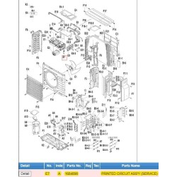 DAIKIN 1684898 PRINTED CIRCUIT ASSY. (SERVICE)