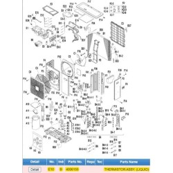 DAIKIN 4006155 THERMISTOR ASSY. (LIQUID)