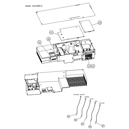 FUJITSU K9705642102 aka 9705642102 Inverter PCB Assy