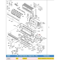 DAIKIN 1288447 WIRE HARNESS (FAN MOTOR)