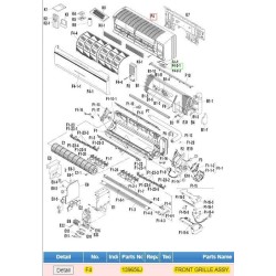 DAIKIN 139656J FRONT GRILLE ASSY.