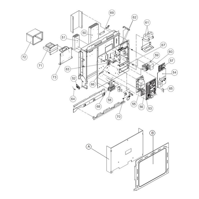 FUJITSU K9900747008 aka 9900747008 THERMISTOR OUT TEMP VR2 ED2F103AR-11E076(TP)