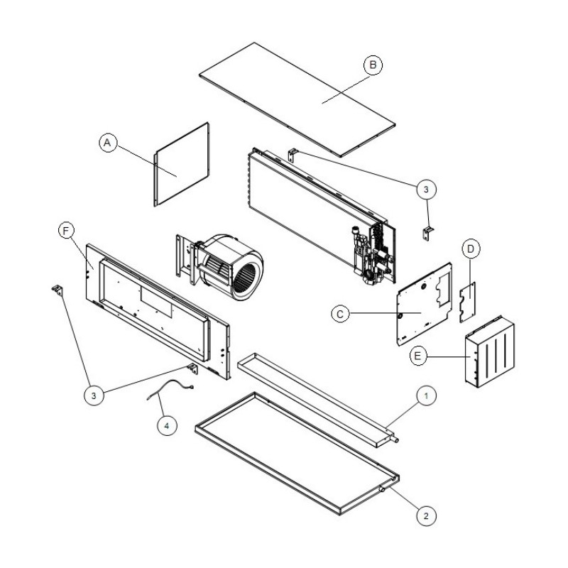 FUJITSU K9380271024 aka 9380271024 PANEL FRONT ASSY VR2 DW