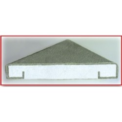 36 in. x 16 in. Diversitech UltraLite® Lightweight Concrete Equipment Pad UC1636-2