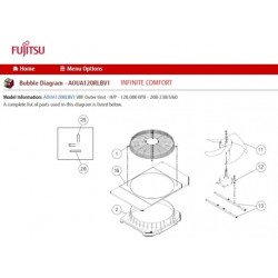 FUJITSU K9603267025 aka 9603267025 MOTOR DC BRUSHLESS VAB