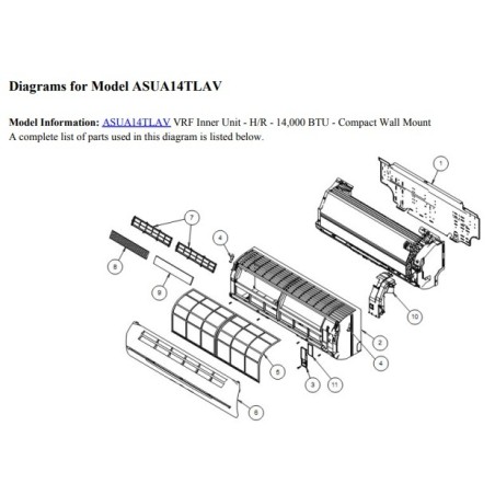 FUJITSU K9306602017 aka 9306602017 HOLDER FILTER HVAB