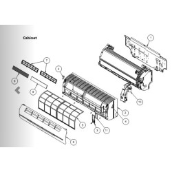 FUJITSU K9306602017 aka 9306602017 HOLDER FILTER HVAB