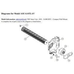 FUJITSU K9603100018 aka 9603100018 MOTOR DC BRUSHLESS ASUA7~14VII
