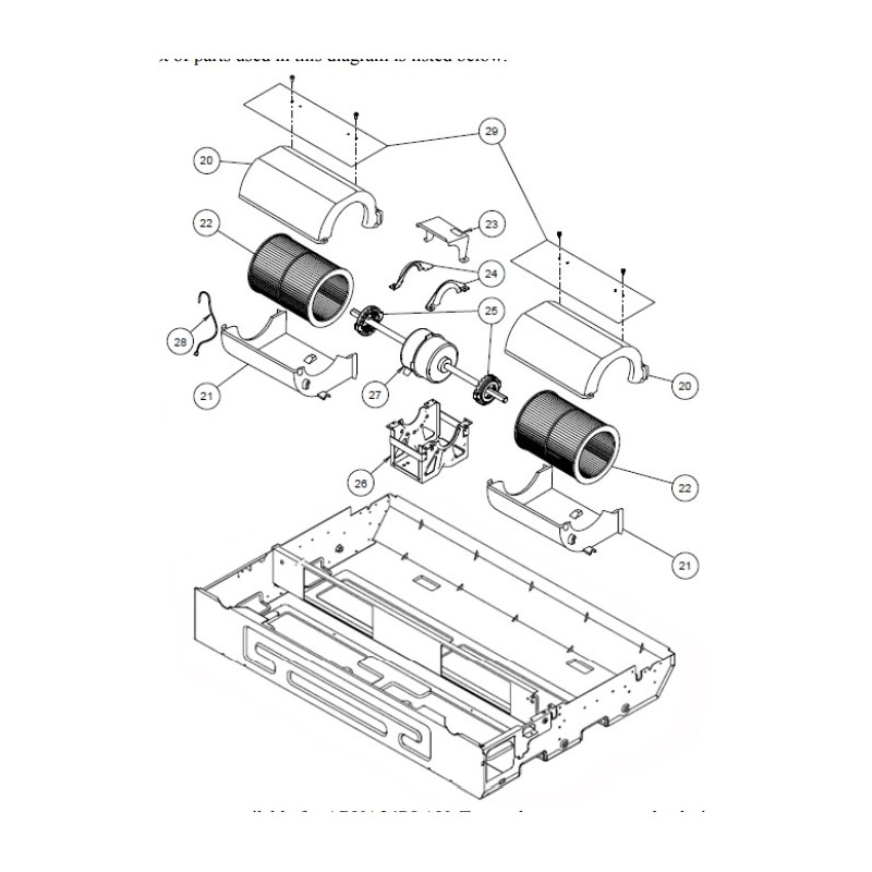 FUJITSU K9603137014 aka 9603137014 MOTOR DC BRUSHLESS ABUA VAB