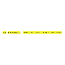 FUJITSU K9707854022 aka 9707854022 WIRE TH CONNECT VAB UL1430 24 4P