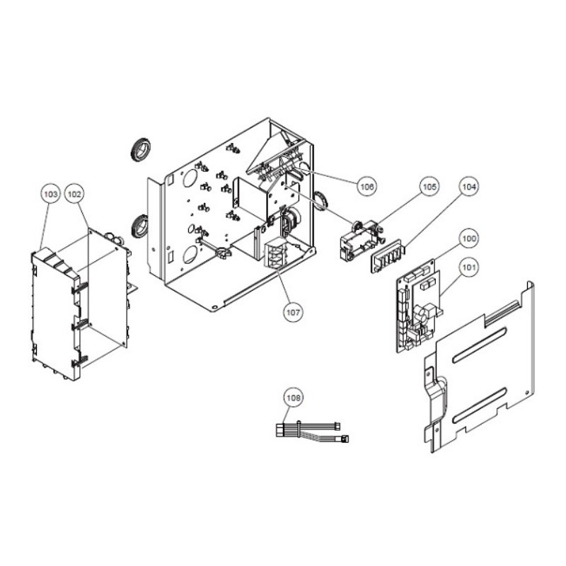 FUJITSU K9707854022 aka 9707854022 WIRE TH CONNECT VAB UL1430 24 4P