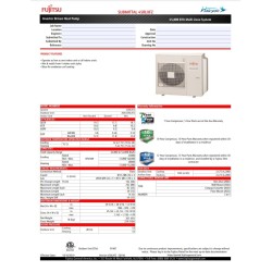 Fujitsu AOU45RLXFZ 45,000 BTU Mix & Match HFI Multi-Zone Outdoor Condenser Unit Only