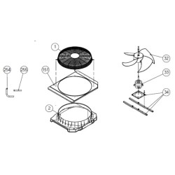 FUJITSU K0700132421 aka 0700132421 WASHER PROPELLER VAB