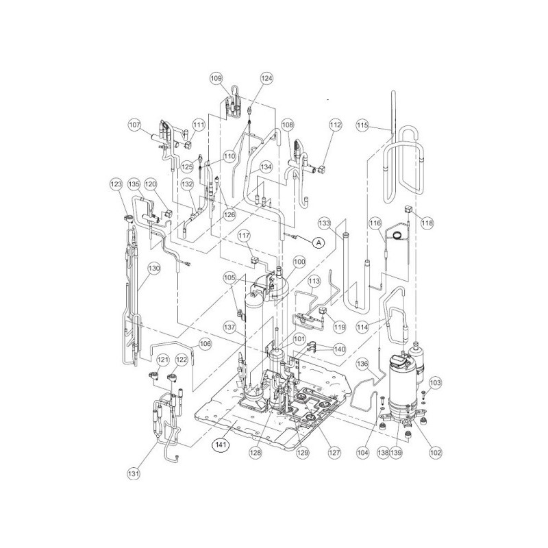 FUJITSU K9380825005 aka 9380825005 RECEIVER TANK SA VR2