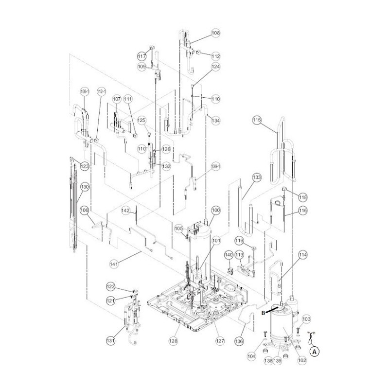 FUJITSU K9378963054 aka 9378963054 PORT A PRESSURE VII BRAZING