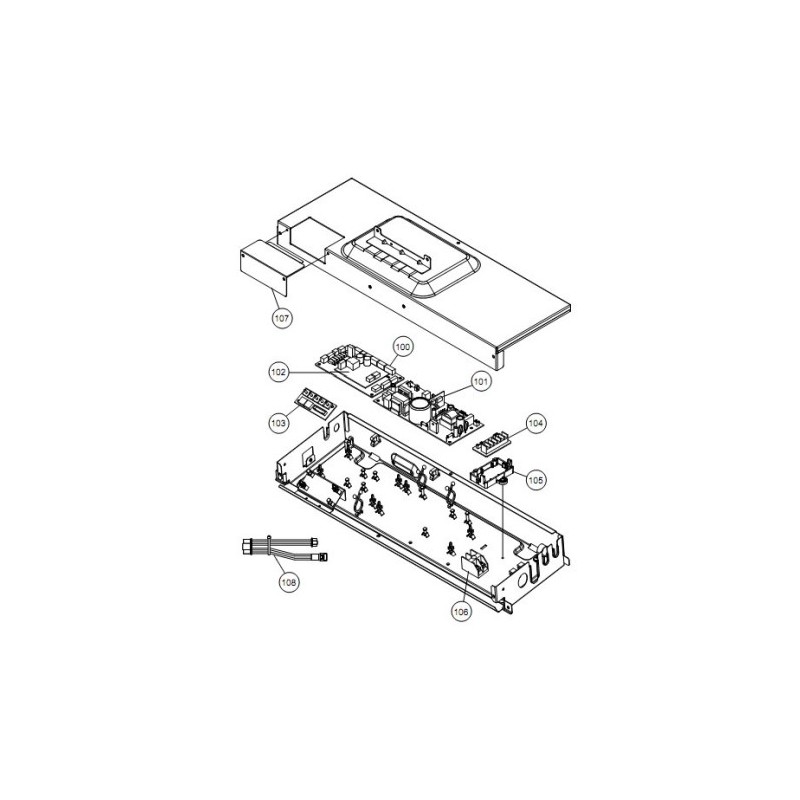 FUJITSU K9709373026 aka 9709373026 COMMUNICATION PCB IN VAB K11AI-1600HSE-CA1