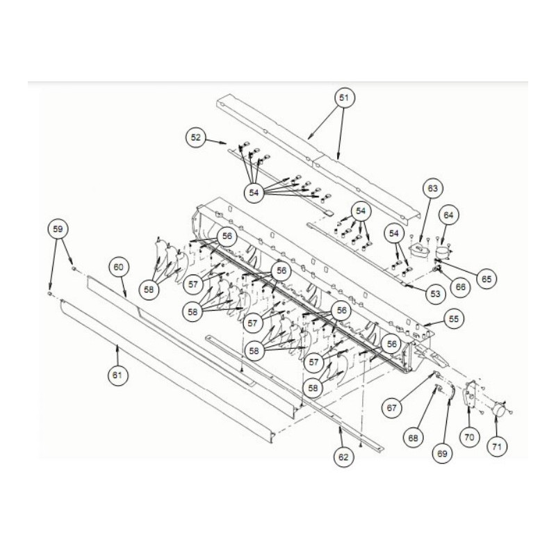 FUJITSU K9358557006 aka 9358557006 LOUVER SHAFT ABU HVAB PLASTIC