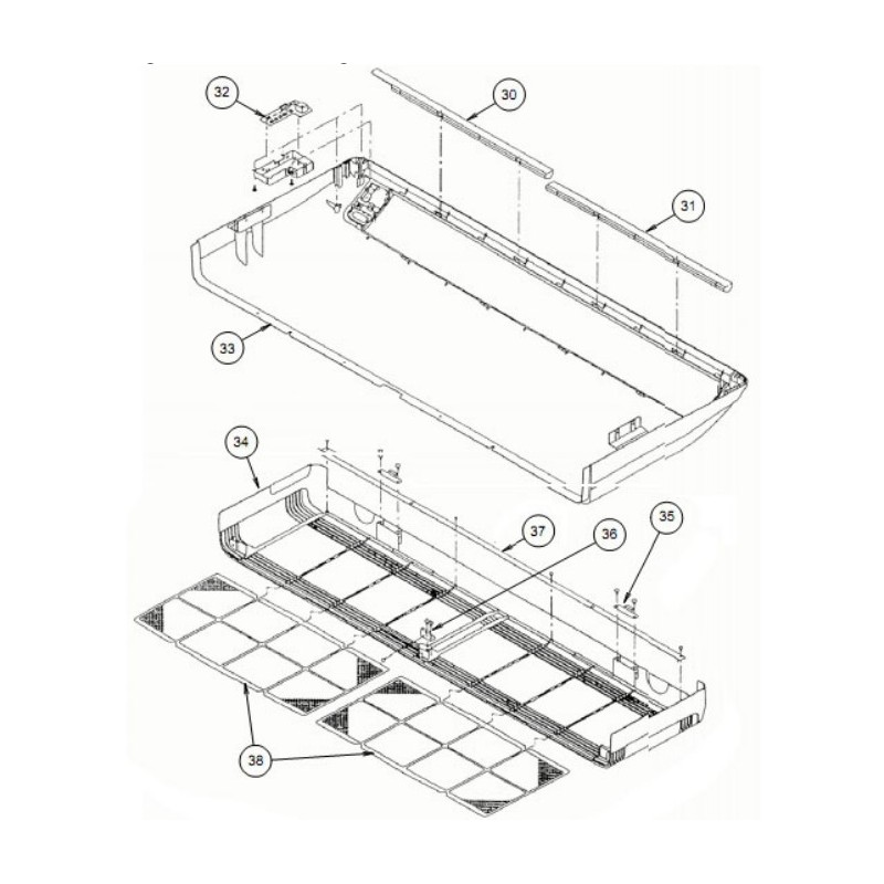 FUJITSU K9358574003 aka 9358574003 INSULATION PANEL A ABU HVAB