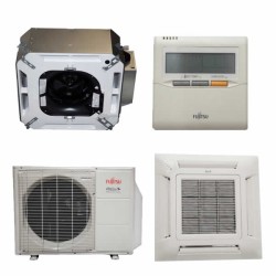 Fujitsu RLFCC 9,000 BTU 24 SEER Ceiling Recessed Heat Pump System AUU9RLF / AOU9RLFC