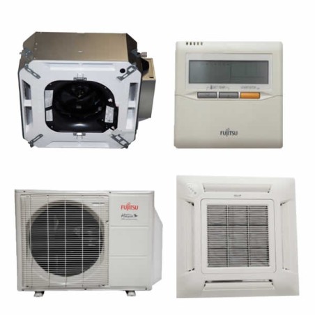 Fujitsu RLFCC 9,000 BTU 24 SEER Ceiling Recessed Heat Pump System AUU9RLF / AOU9RLFC