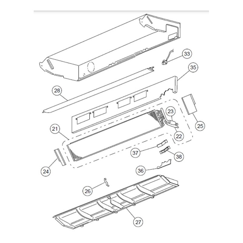 FUJITSU K9360428349 aka 9360428349 EVAPORATOR TA VAB DWW WSL OFC