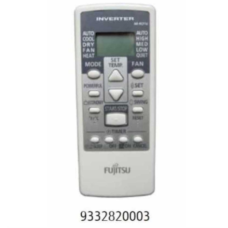 FUJITSU K9355583077 aka 9355583077 REMOTE CONTROL 9/12RL2